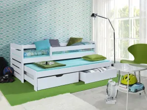 Tomáš 2 posteľ 90x200 cm s prístelkou a úložným priestorom